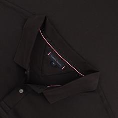 TOMMY HILFIGER Jersey-Poloshirt schwarz