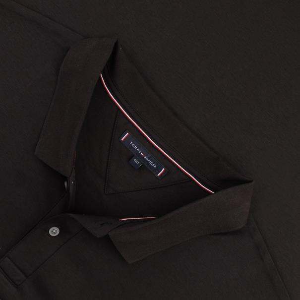 TOMMY HILFIGER Jersey-Poloshirt schwarz