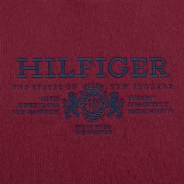 TOMMY HILFIGER Kapuzen-Sweatshirt bordeaux