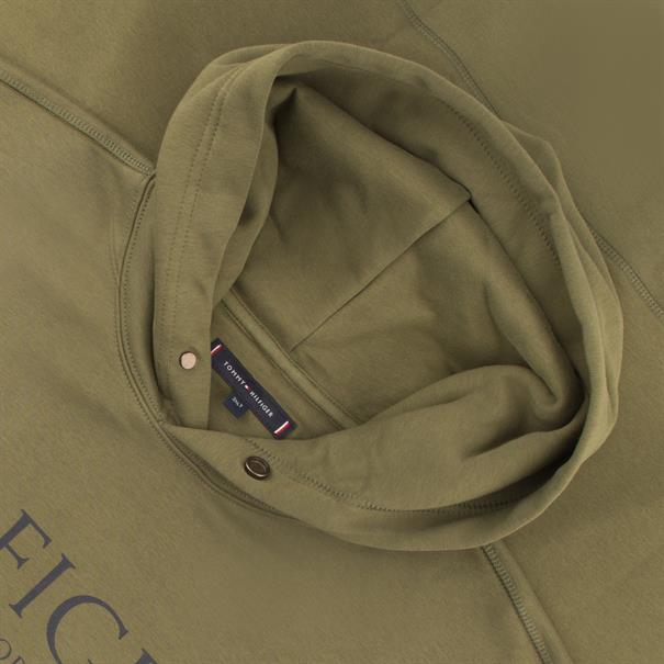 TOMMY HILFIGER Kapuzen-Sweatshirt oliv