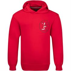 TOMMY HILFIGER Kapuzen-Sweatshirt rot