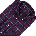 TOMMY HILFIGER kariertes Freizeithemd bordeaux