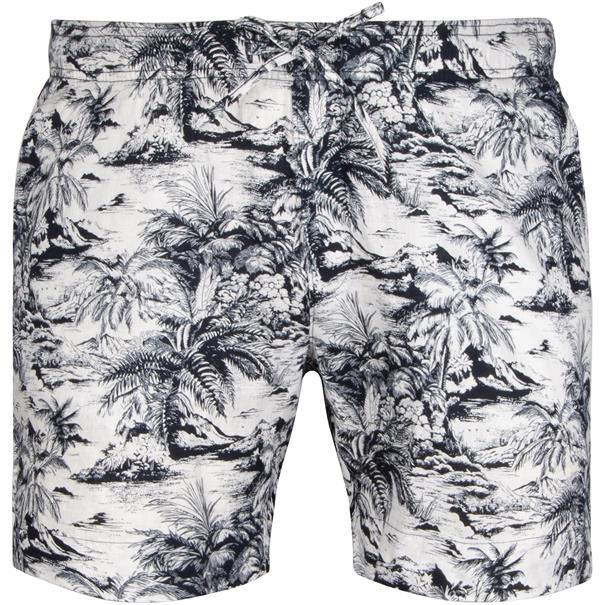 TOMMY HILFIGER Shorts aus Leinen weiß