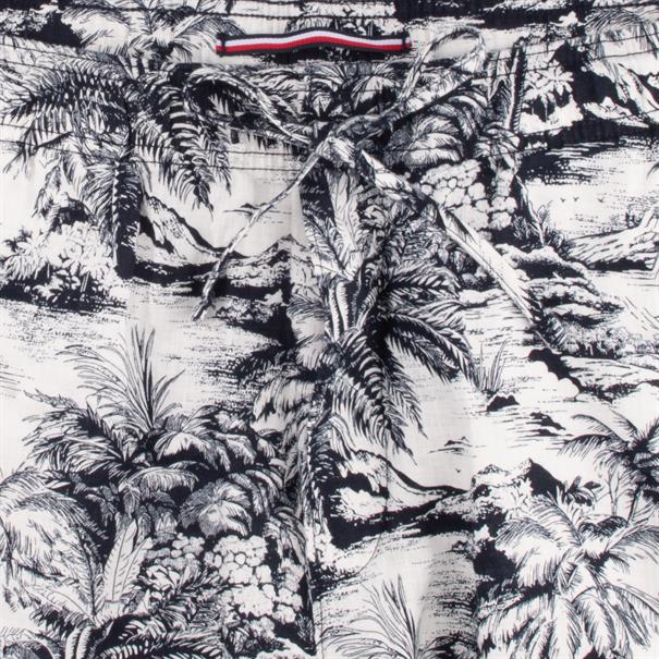 TOMMY HILFIGER Shorts aus Leinen weiß