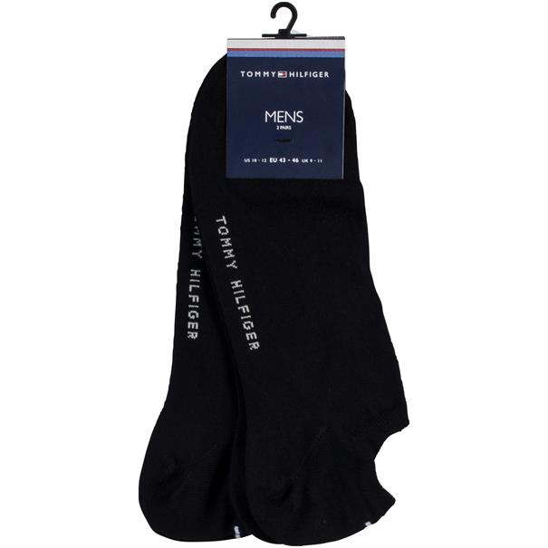 TOMMY HILFIGER Sneaker-Socken, Doppelpack schwarz