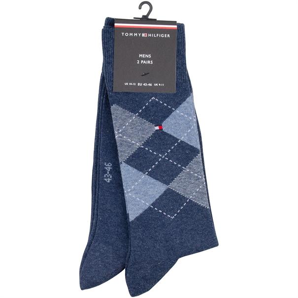 TOMMY HILFIGER Socken, Doppelpack blau