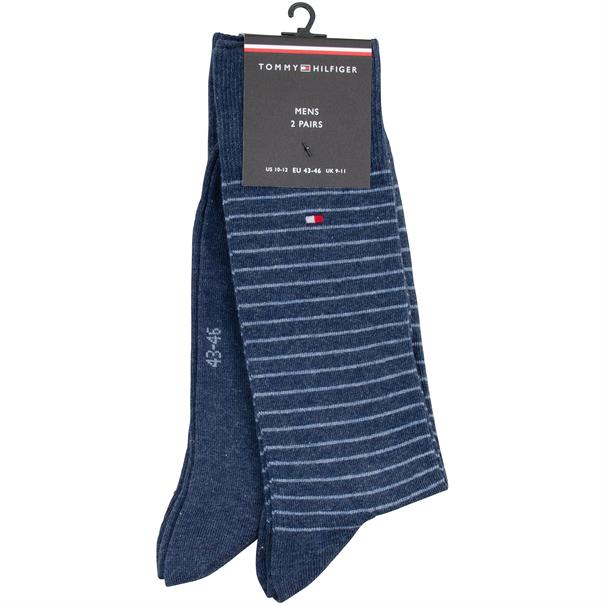 TOMMY HILFIGER Socken, Doppelpack blau