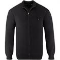 TOMMY HILFIGER Strickjacke schwarz