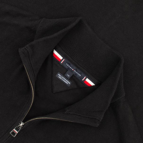 TOMMY HILFIGER Strickjacke schwarz