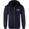 TOMMY HILFIGER Sweatjacke mit Kapuze dunkelblau