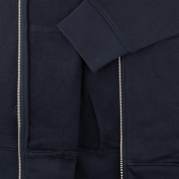 TOMMY HILFIGER Sweatjacke mit Kapuze dunkelblau