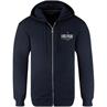 TOMMY HILFIGER Sweatjacke mit Kapuze dunkelblau