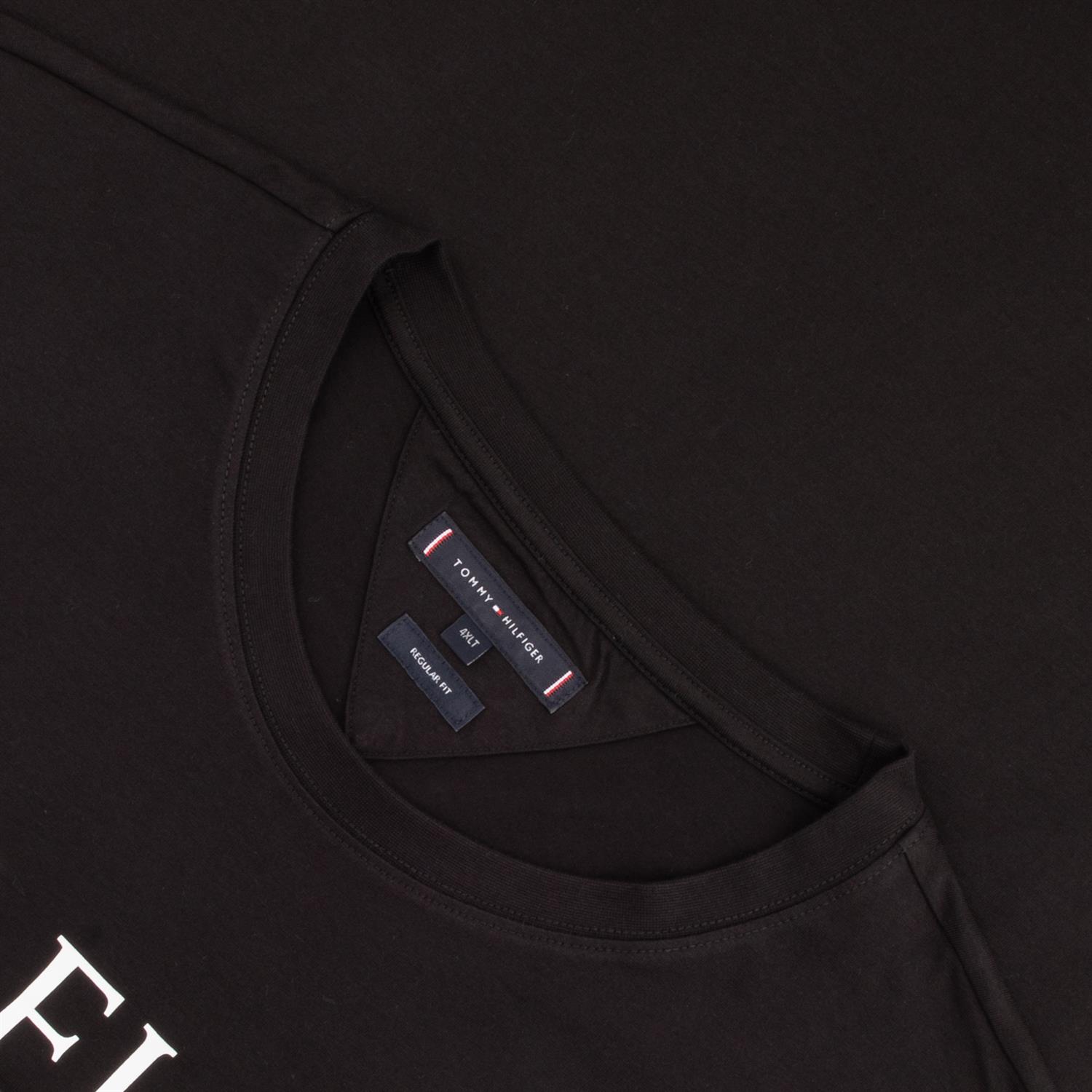 TOMMY HILFIGER T Shirt schwarz Herrenmode in UbergroBen kaufen