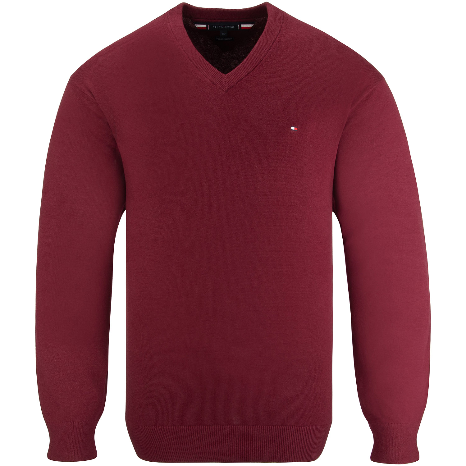 Burgundy tommy hilfiger sweater hotsell
