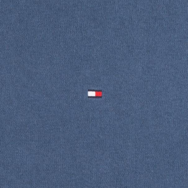 TOMMY HILFIGER V-Pullover jeansblau