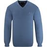 TOMMY HILFIGER V-Pullover jeansblau
