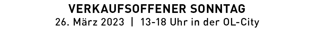 Verkaufsoffener Sonntag 26.03.23