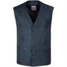 WEIS Velour-Weste blau